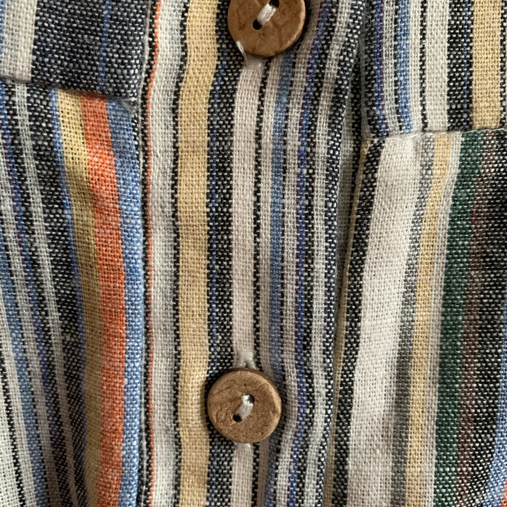Striped Deep V Romper 🌻 - Picture 4 of 4